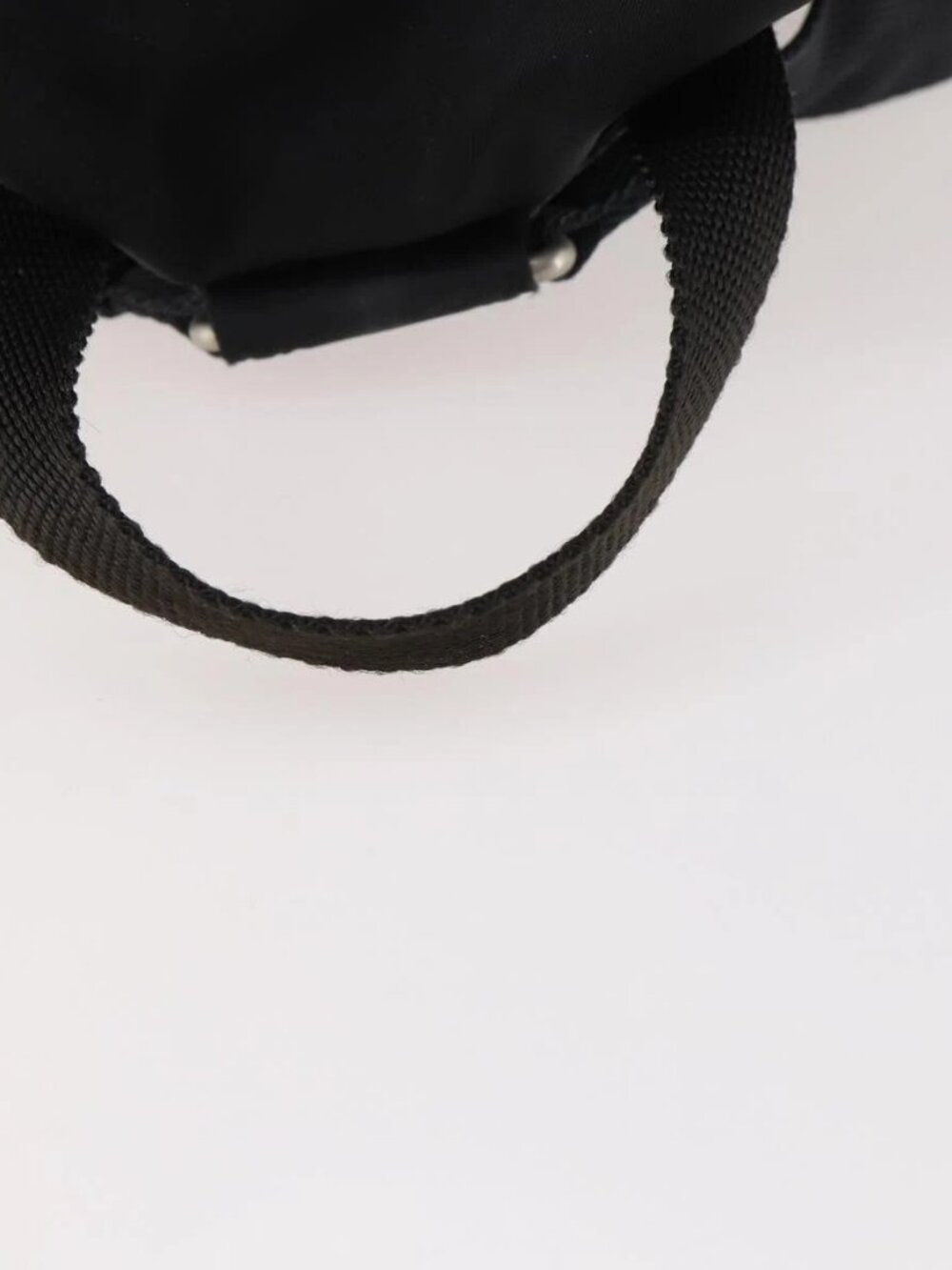 PRADA Backpack Nylon Black Silver Auth 171645 - Picture 8 of 16